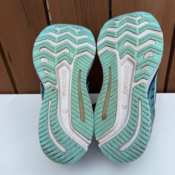 Saucony Guide 15 Women's Running Shoes Size 8 Teal & Aqua - Picture 8 of 9
